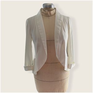 Candie’s White Blazer